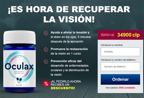 Oculax Cápsula Reseñas Funciona Precio Beneficios Original Comprar