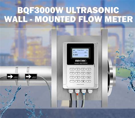 China Wall Mounted Water Ultrasonic Flow Meter Wall Mounted Ultrasonic