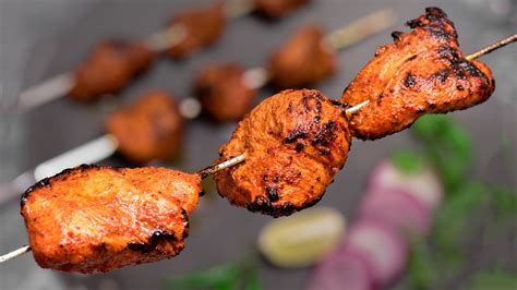 Tandoori Chicken Tikka Kebab Recipe | No Oven No Tandoor |How to make ...