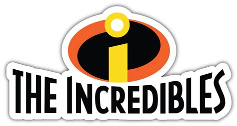 The Incredibles Logo Cartoon Sticker Bumper Decal - ''SIZES'' | eBay