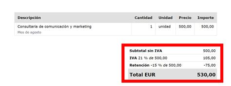 El Iva Devengado En Una Plantilla De Factura Debitoor Hot Sex Picture