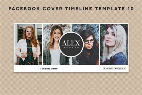 Facebook Cover Timeline Template 10 - Free Download