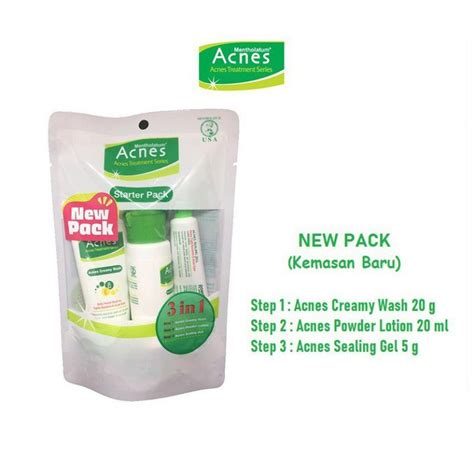 Jual Acnes Starter Pack Acnes Treatment Series Acness Paket Jerawat