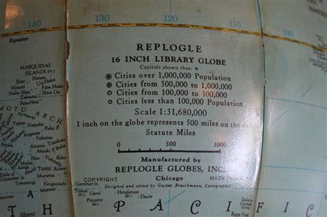 Vintage Replogle Globe at 1stdibs