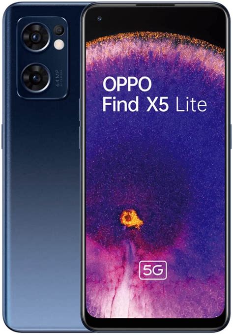 Oppo Find X5 Lite 8 GB 256 GB Dual SIM Starry Black 167