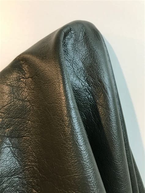 Olive Green Glazed 2 Tone Nappa Luxury Cowhide Leather 13 25 Sf About