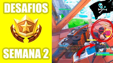 Guia Como Completar Todos Los Desafios Semana 2 Temporada 8 En Fortnite Youtube