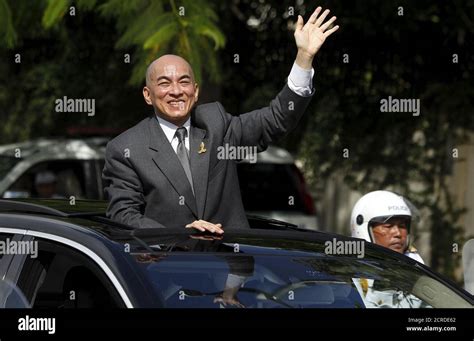 Norodom Sihamoni King Cambodia High Resolution Stock Photography And