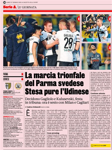 Gazzetta dello Sport - 27/1/2020 | Erreà