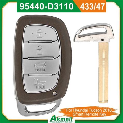 P N D Bt Mhz Smart Remote Control Car Key For Hyundai