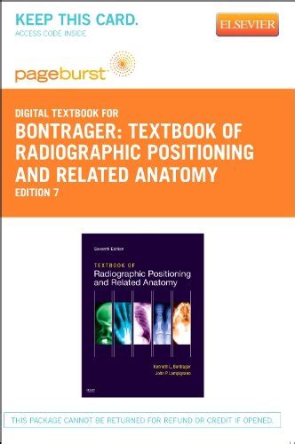 Buy Textbook Of Radiographic Positioning And Related Anatomy Pageburst