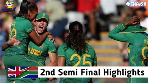 England Women Vs South Africa Women 2nd Semi Final T20 World Cup