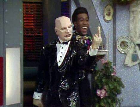 Smeg for Brains! David Ross as Kryten in S2 'Kryten' with the Cat ...