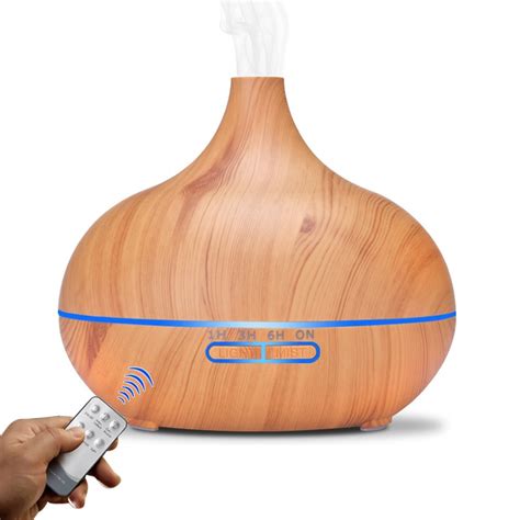 Ml Electric Aroma Diffuser Ultrasonic Air Humidifier Led Lamp