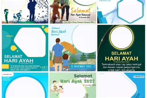 Link Twibbon Hari Ayah Nasional Dengan Desain Menarik Unik Dan