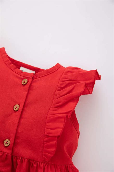 Rot Baby Mädchen Regular Fit Kleid 2743757 DeFacto