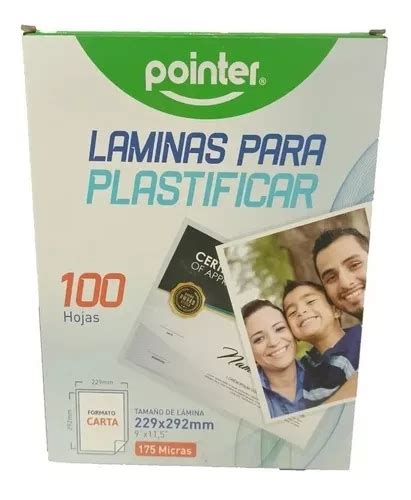 Laminas Para Plastificar Carta 175 Micras 100 Laminas MercadoLibre