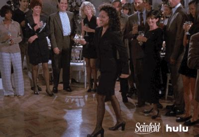 Elaine Benes Dancing GIF by HULU | Seinfeld, Elaine dance, Elaine benes