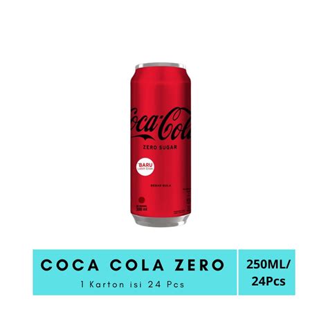 Jual Coca Cola ZERO Kaleng Coca Cola ZERO CAN ZERO SUGAR 250ML1