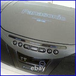 Panasonic Rx Dt Cobra Top Boombox Portable Stereo Cd Double Cassette