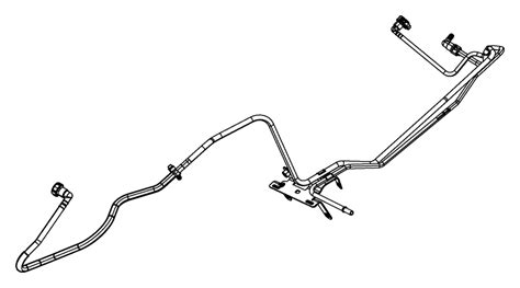 Jeep Wrangler Bracket Fuel Line 68149657AA Mopar Parts Overstock