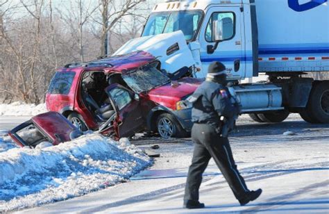 One Critical After Semitruck Collides With Suv Near Mundelein Chicago