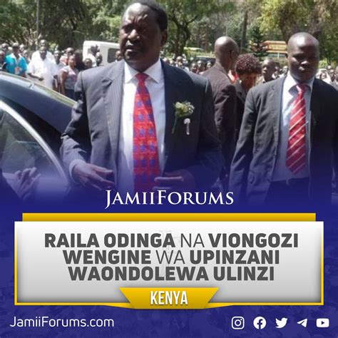 Jamii Forums On Twitter Kenya Serikali Imeondoa Walinzi Wote Wa