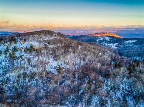 January Winter Scenes from Banner Elk North Carolina Stock Photo ...