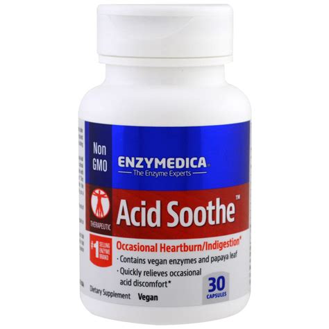 Enzymedica Acid Soothe 30 Capsules