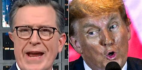 Stephen Colbert Exposes Most Blatant Lie In Trump S Bizarre Victory Speech Yahoo Sport