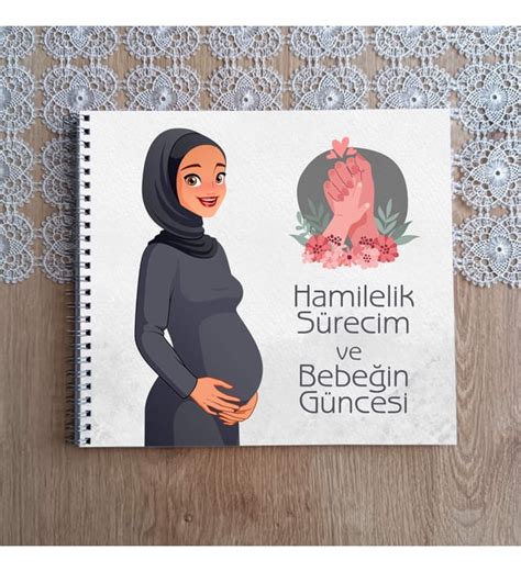 Hamilelik Süreci ve Anne Bebek Günlüğü Bebek Anı Defteri Bebek