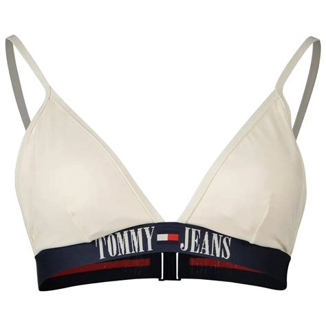 Tommy Jeans Triangle Rp Bikini Top Beige Dressinn