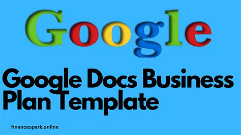 Google Docs Business Plan Template | Skyrocket Your Business: The ...