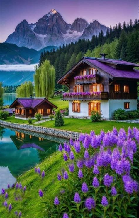 Solve Chalet In The Mountains Jigsaw Puzzle Online With Pieces