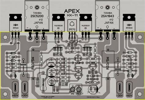 Amplifier Circuit Diagram Pcb Layout Pcb Layout Sc Sa