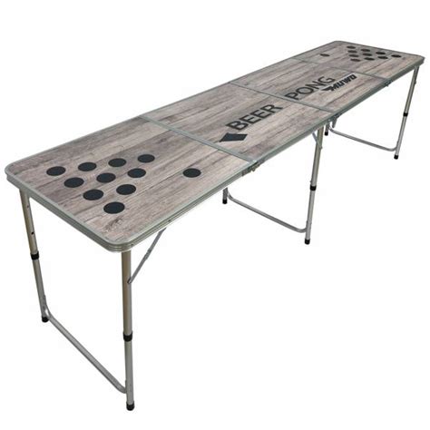 Muwo Wood Look Bierpongtafel Set Met Kopjes Sport Korting Nl