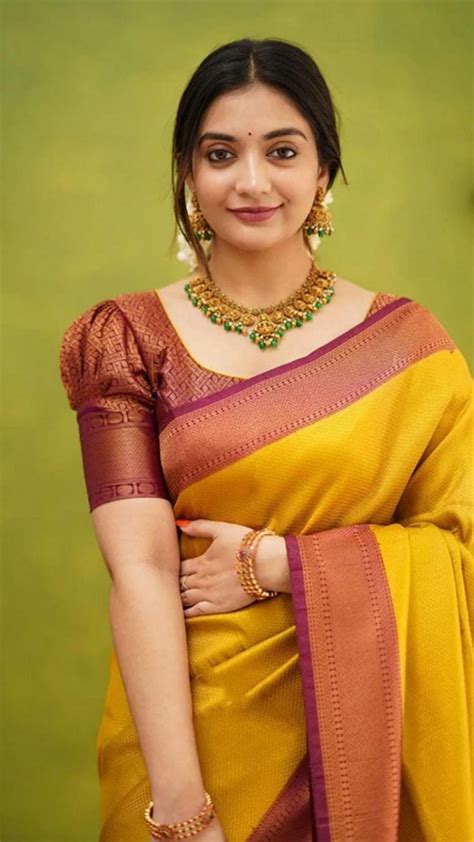 Designer Banarasi Soft Silk Saree Latest Model Blouse Designs