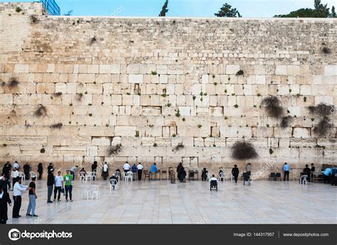 El Muro Occidental En Jerusal N Israel Foto Editorial De Stock