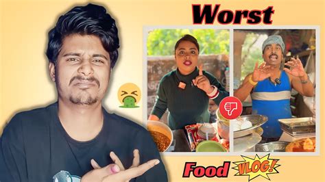 Worst Food Vlogs 🤮🤮 Youtube