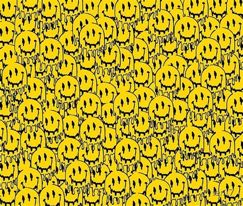 dripping smiley face pattern by ten17 | Redbubble