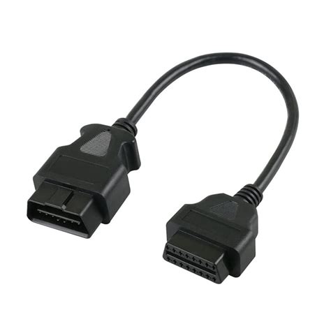 Obdii 16p Male To Female Extension Cable For Automotive Electronics