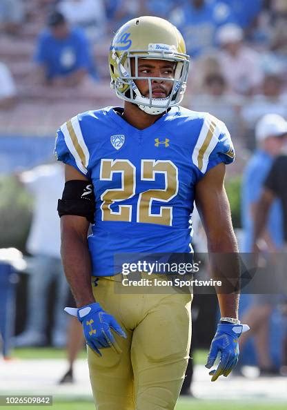 Bruins defensive back Nate Meadors on the field during the first half... News Photo - Getty Images