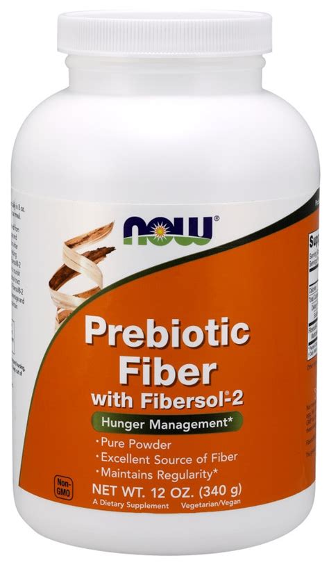 NOW Foods Prebiotic Fiber with Fibersol-2 - 340 grams - Bodybuilding and Sports Supplements