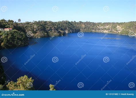 Blue Lake, Mt Gambier, South Australia Stock Photo - Image of nature ...