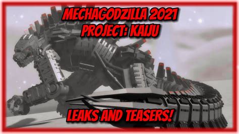 MECHAGODZILLA 2021 PROJECT KAIJU TEASERS And LEAKS Roblox Project