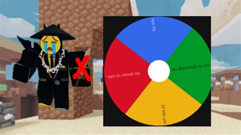 ROBLOX BEDWARS BUT THE WHEEL DECIDES WHAT CHALLENGE I DO YouTube