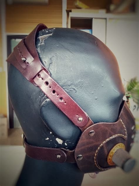 Pattern Pdf Leather Steampunkdieselpunk Mask Etsy