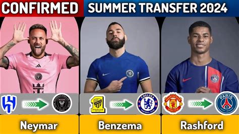 NEW CONFIRMED AND RUMOURS SUMMER TRANSFERS Rashford To Psg Neymar To