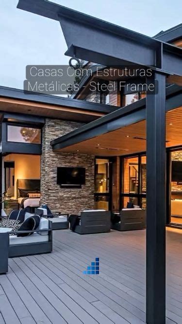 Casa Com Estrutura De Ferro - Casas com estruturas metálicas - Steel Frame | Casa com estrutura de ...