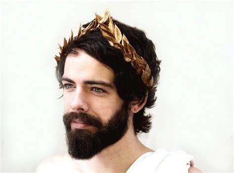 Mens Gold Leaf Crown Roman Leaf Laurel Gold Leaf Garland Greek God